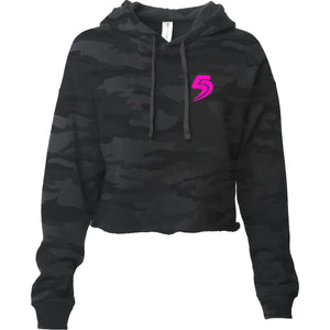 5D Ladies Crop Hoodie