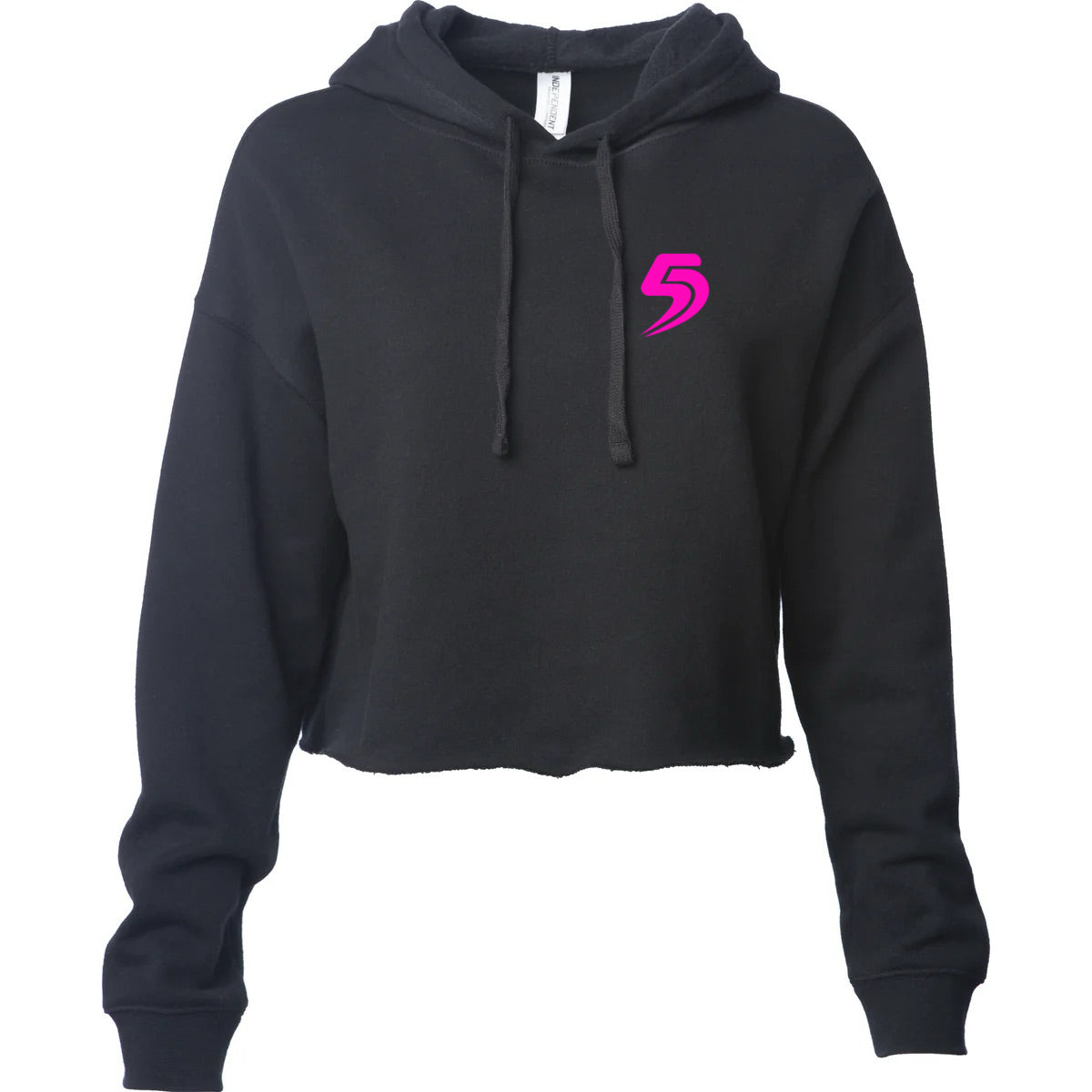 Sweat à capuche court 5D pour femmes