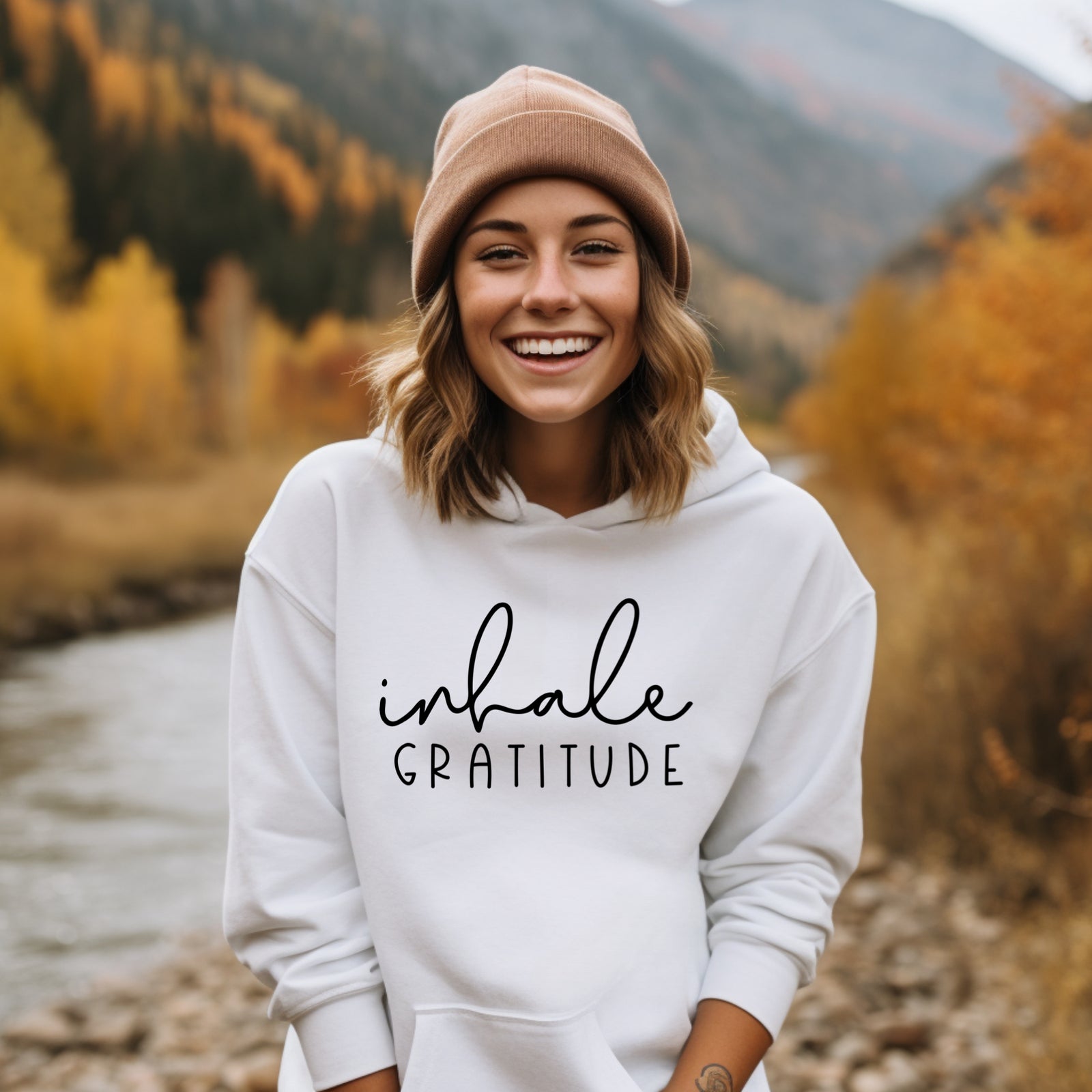 Inhale Gratitude Hoodie