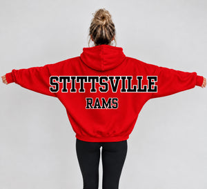RAMS BIG BACK Adult Unisex Hoodie
