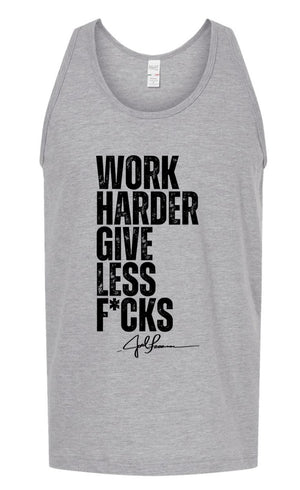 Joel-ism Unisex Tank WORK HARDER