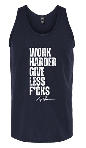 Joel-ism Unisex Tank WORK HARDER