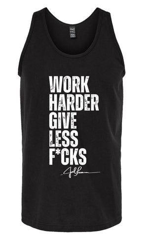 Joel-ism Unisex Tank WORK HARDER