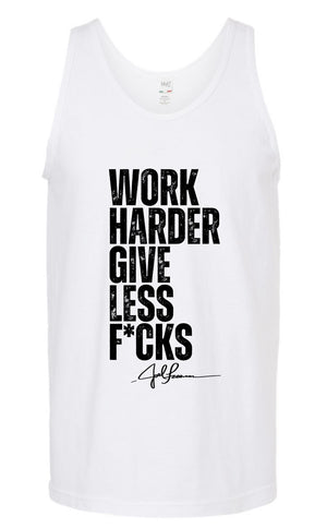 Joel-ism Unisex Tank WORK HARDER