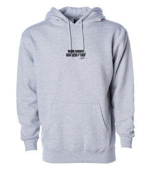 JOEL-ISM Unisex Heavyweight Hoodie WORK HARDER