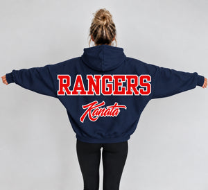 Rangers Kanata BIG BACK Adult Unisex Hoodie