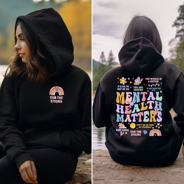 Mentally Unstable Embroidered Hoodie