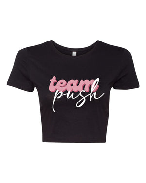 Team Push CROP TEE