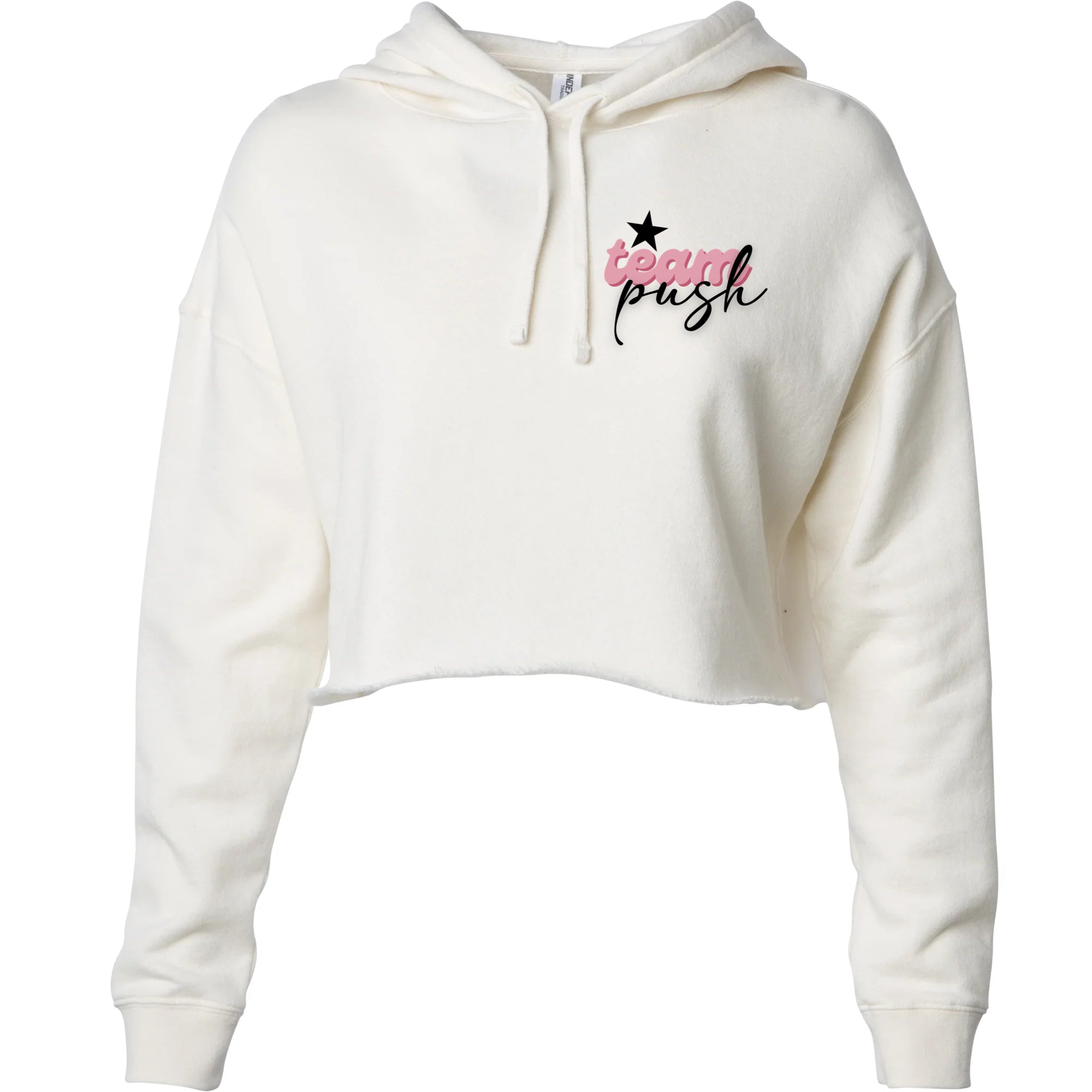 Team Push Ladies Crop Hoodie