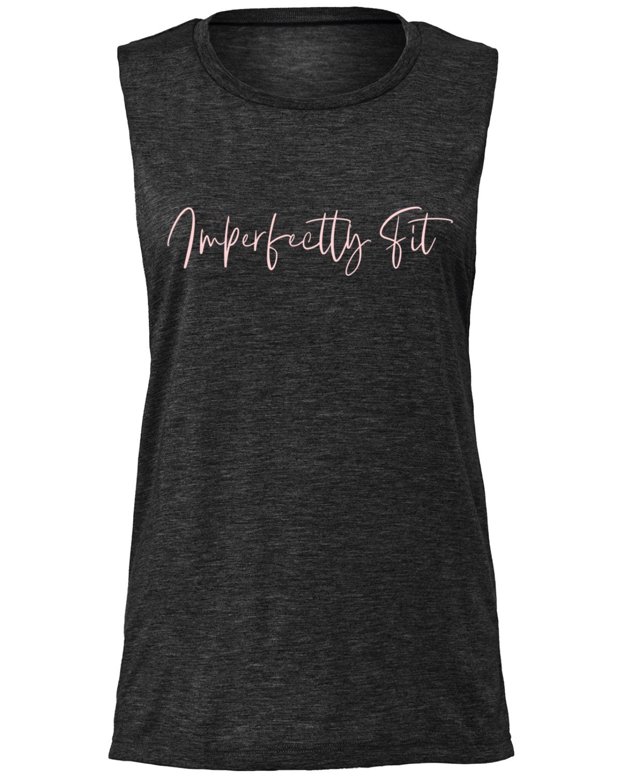 Débardeur à encolure asymétrique imparfaitement ajustée