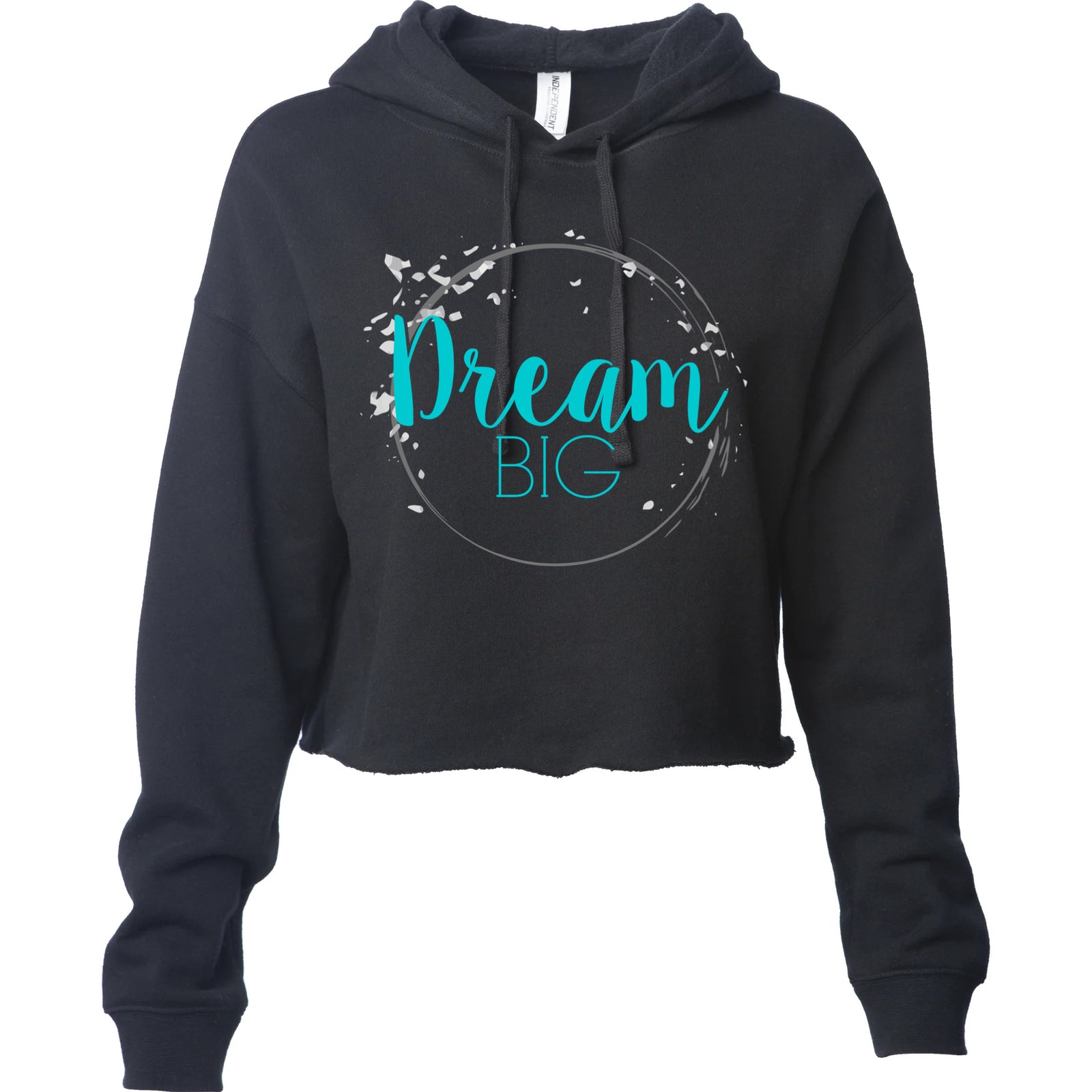 Sweat à capuche court Dream Big pour femmes