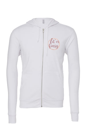 FIT'N BUSY Unisex ZipUp Hoodie