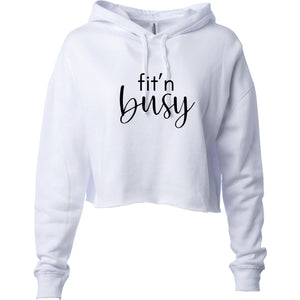 FIT'N BUSY Crop Hoodie