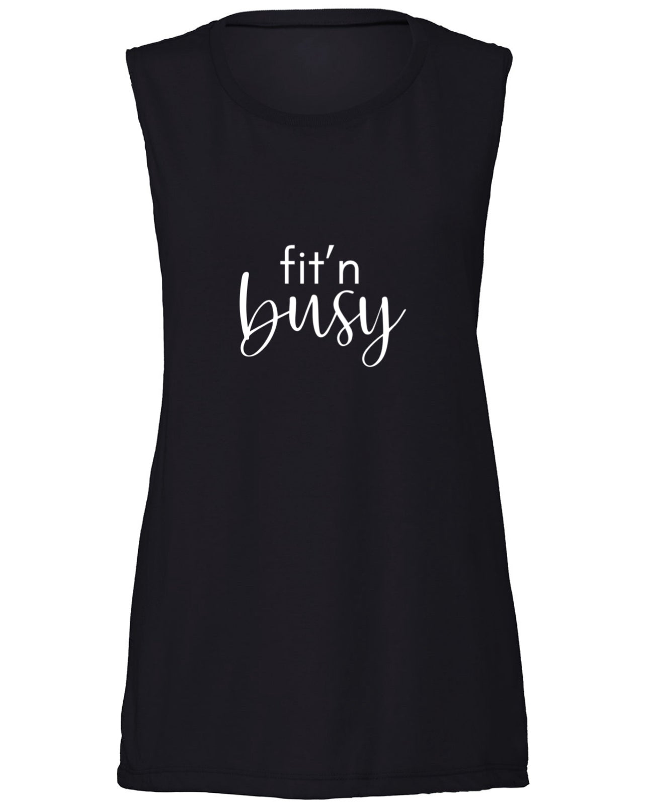 FIT'N BUSY Scoop Muscle Tank
