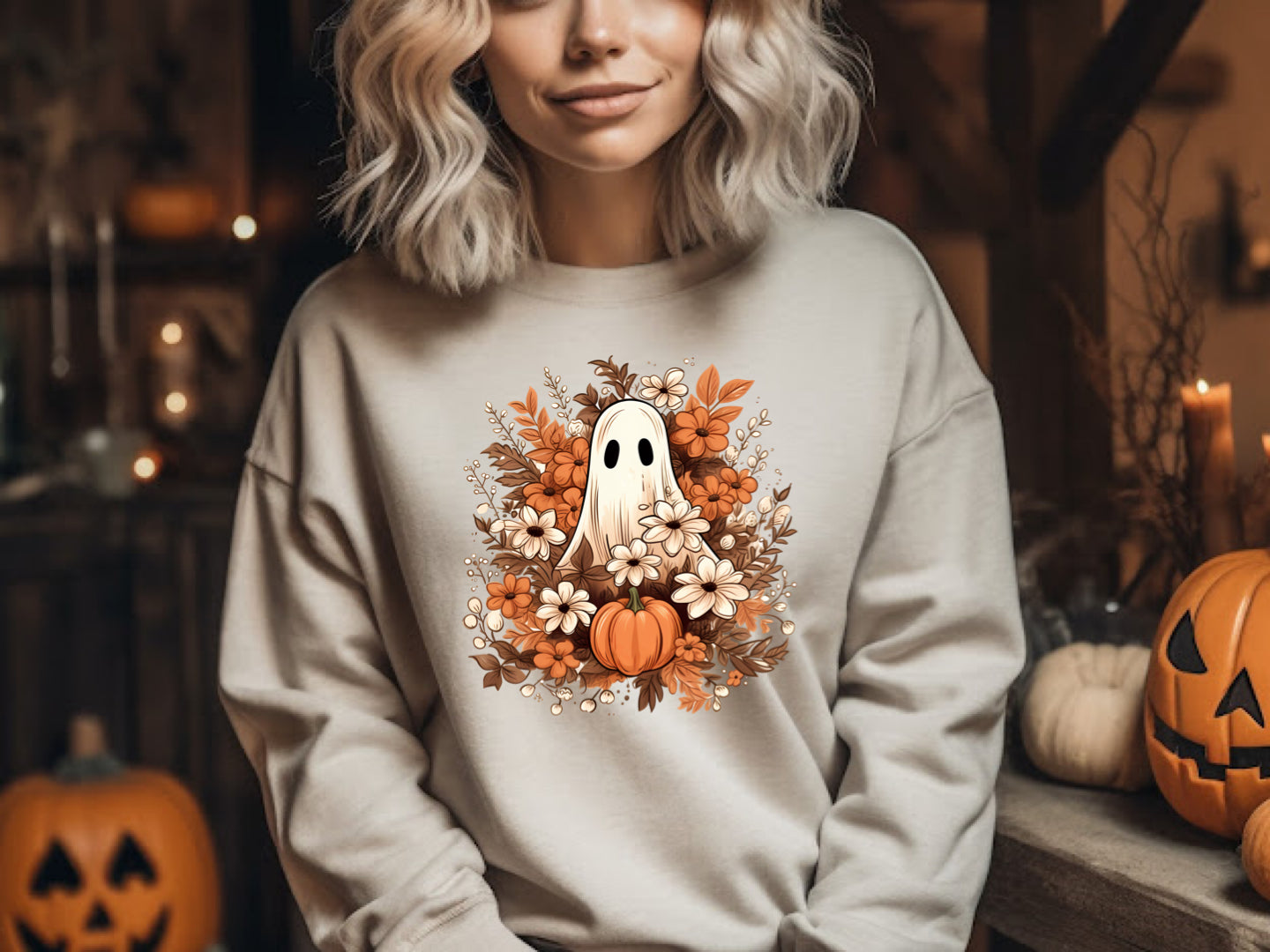 Équipe des feuilles d'automne effrayantes