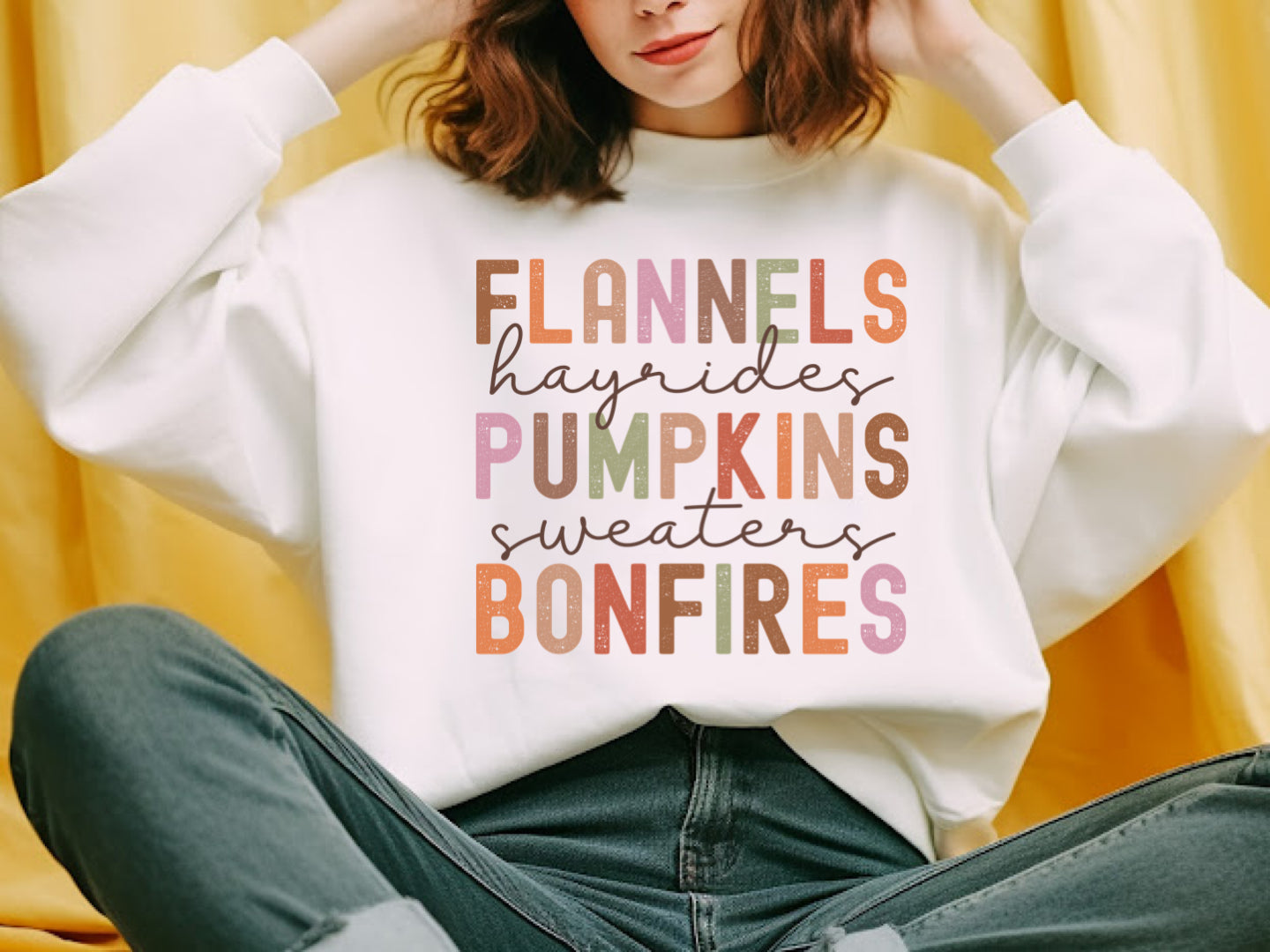 Équipe de promenades en charrette de flanelle