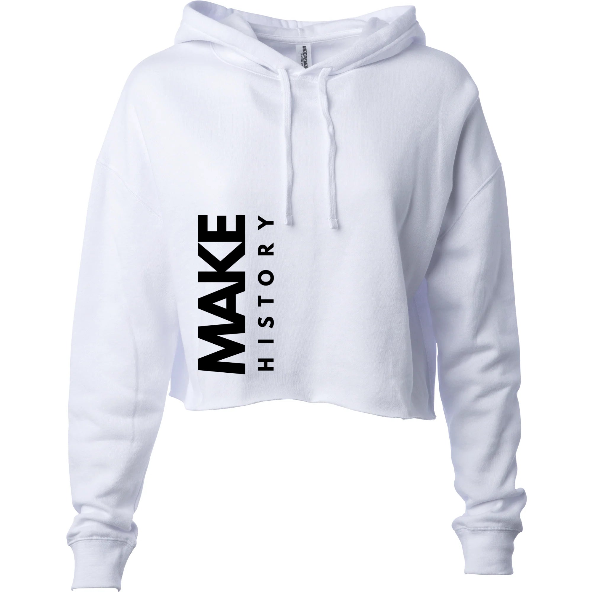 MAKE HISTORY Crop Hoodie