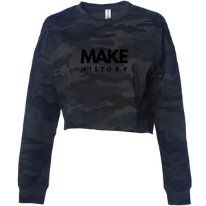 MAKE HISTORY Ladies Crop Crew