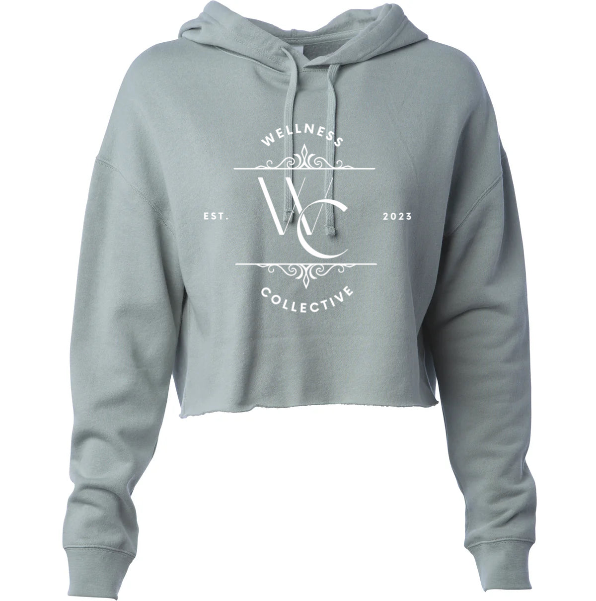 Sweat à capuche court vintage WC