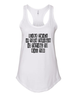 8WF Ladies Raceback Tank