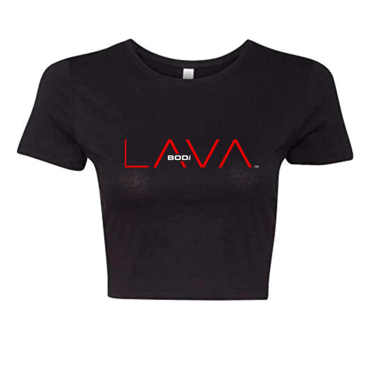 BODi LAVA Crop Tee