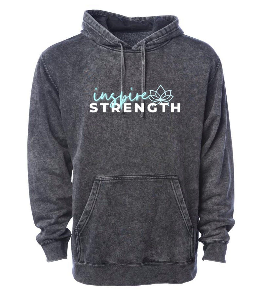 Sweat à capuche Inspire Strength délavé aux minéraux 
