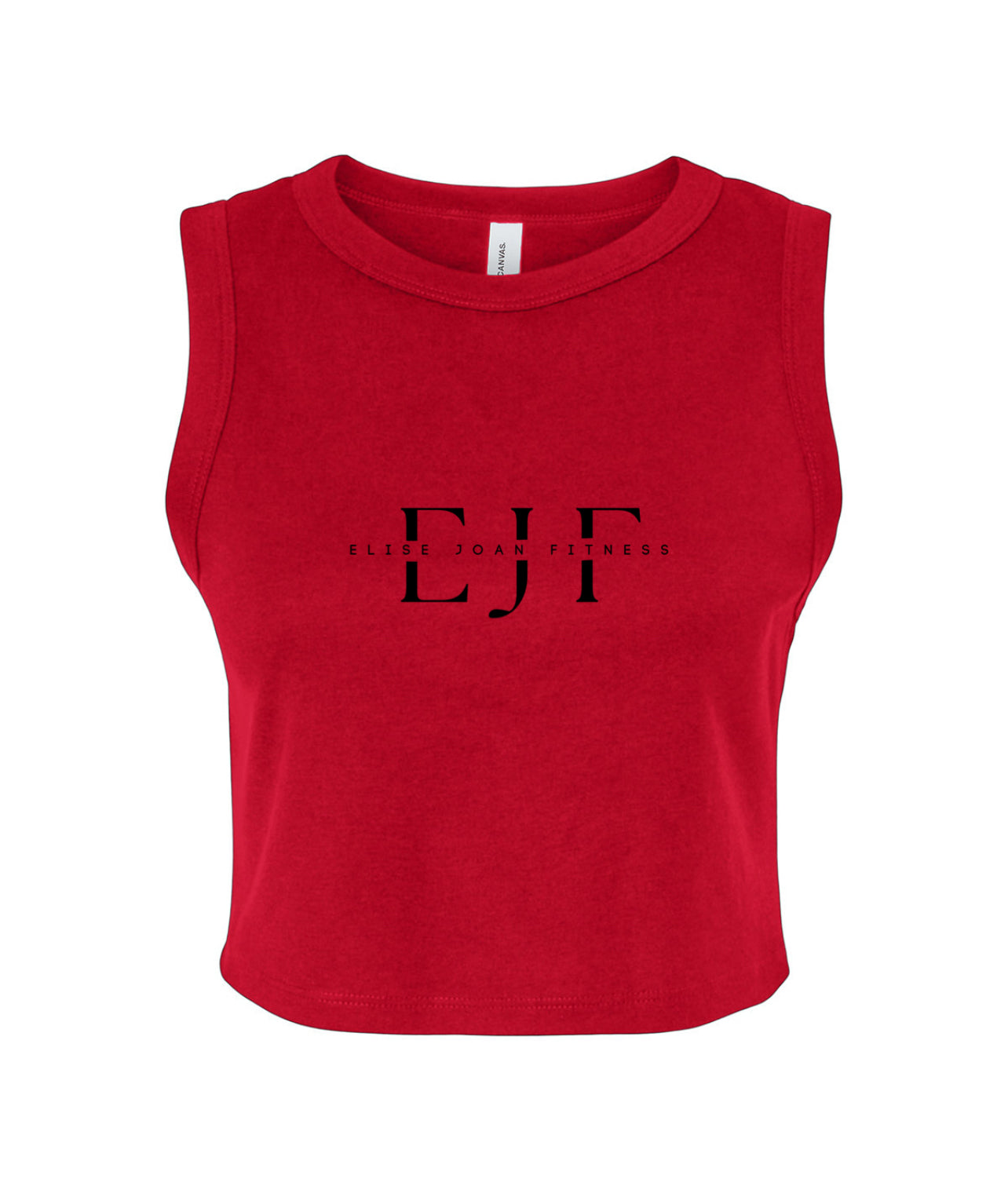 EJF Cropped Ribbed Tank