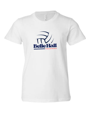Belle Hall Volleyball Unisex Adult Hoodie & Tee ( Navy & White)