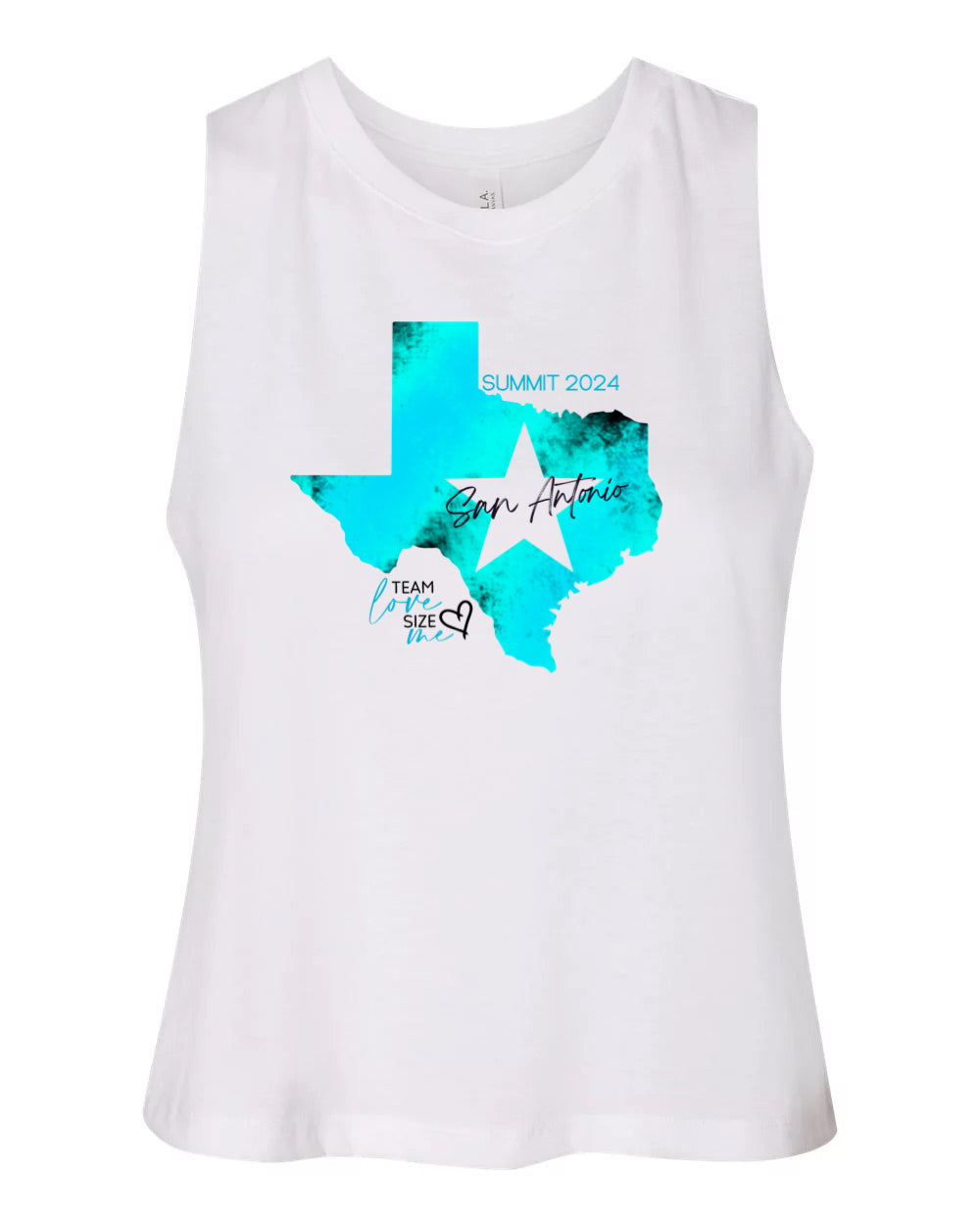 LOVE SIZE ME - Débardeur court dos nageur SUMMIT 