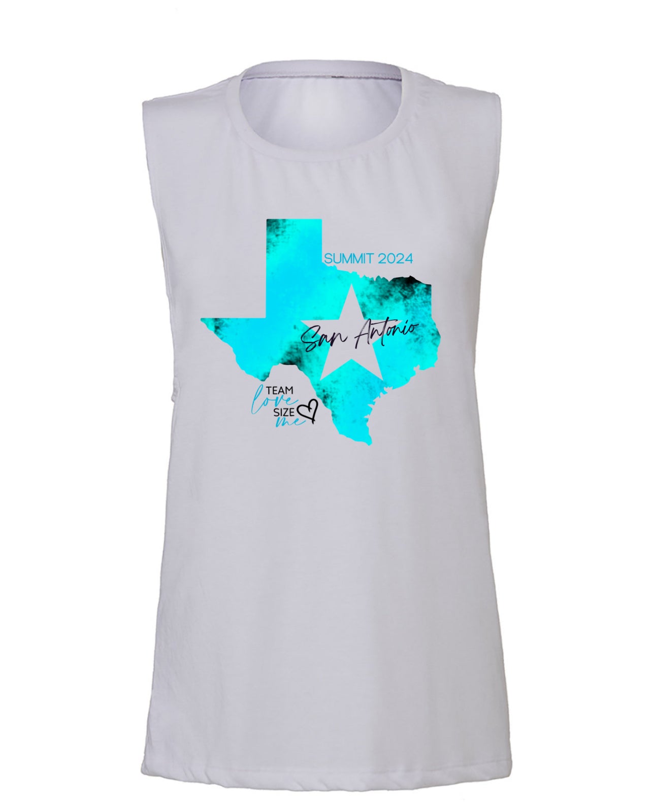 LOVE SIZE ME-SUMMIT Débardeur intégral à découpes et muscles 