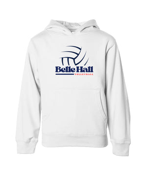 Belle Hall Volleyball Unisex Adult Hoodie & Tee ( White & Navy)