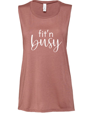 FIT'N BUSY Scoop Muscle Tank