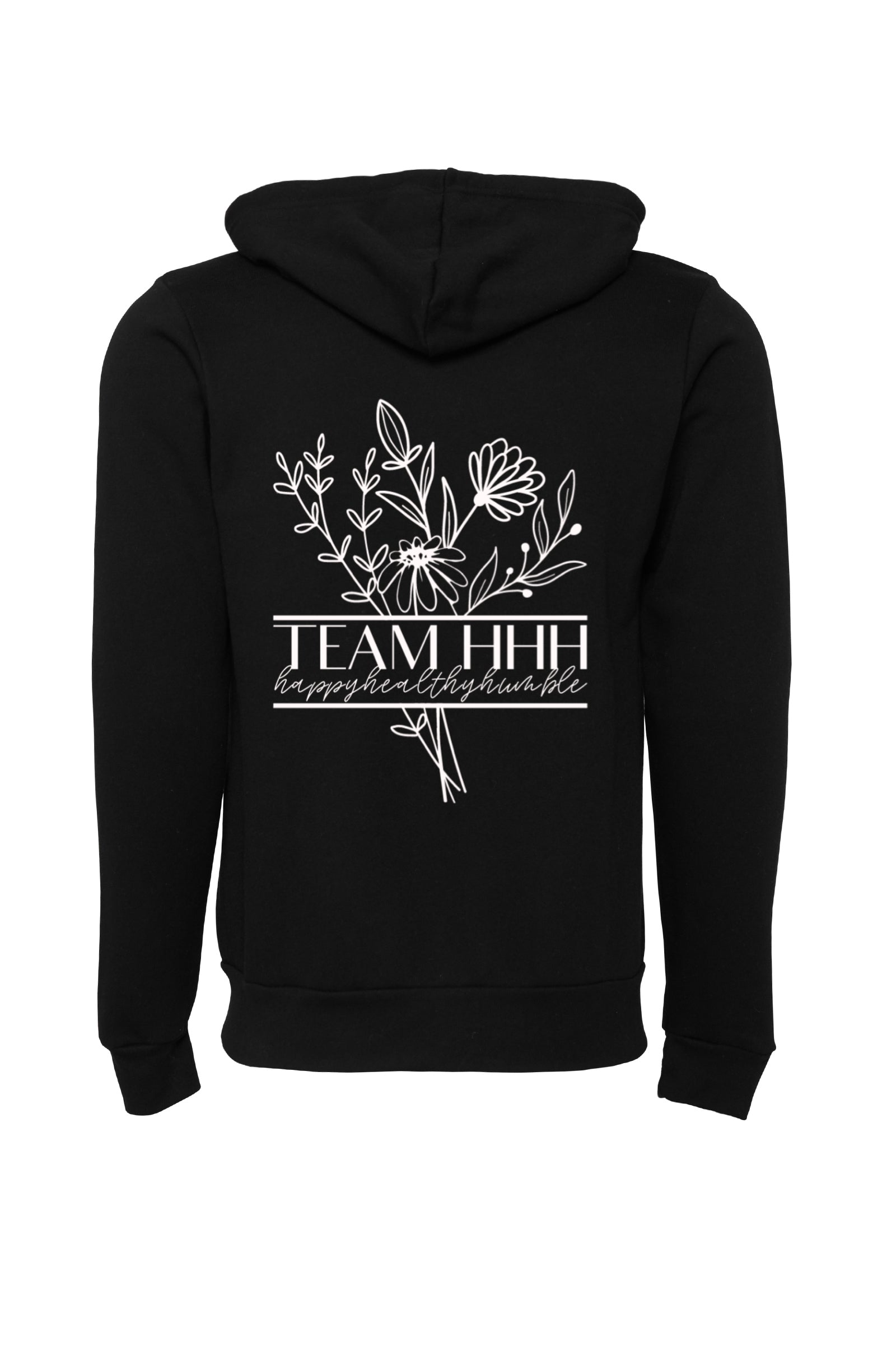 Sweat à capuche zippé unisexe HHH 