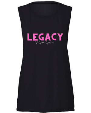 TEAM PLATINUM PRESENTERS LADIES SCOOP MUSCLE TANK