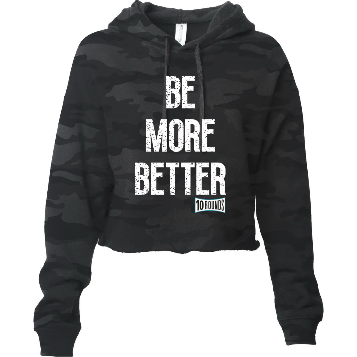 Sweat à capuche court pour femmes BODi 10 ROUNDS