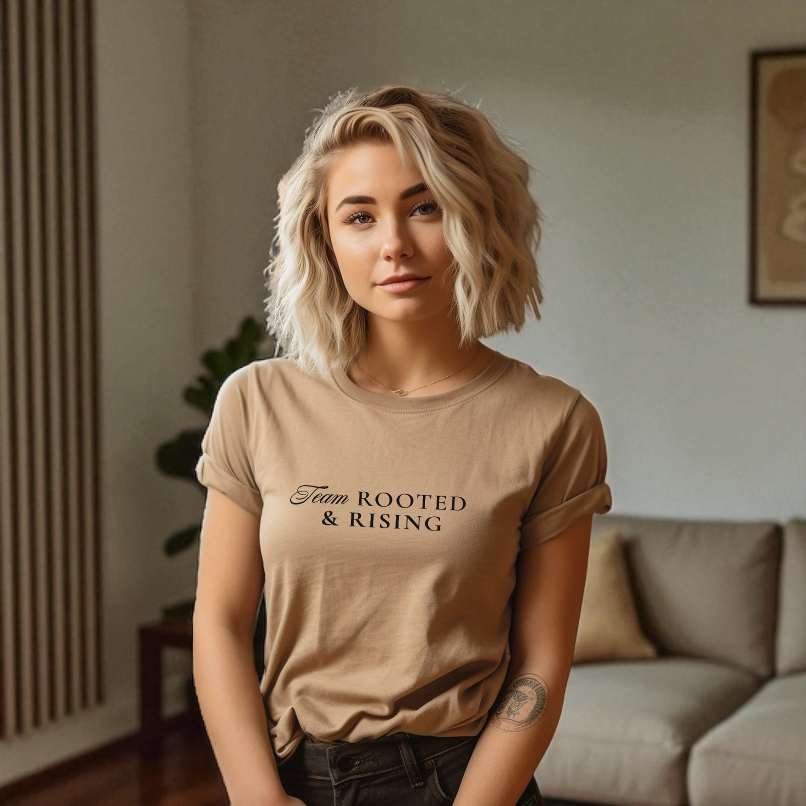 T-shirt Team Rooted &amp; Rising Triblend