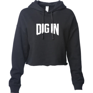 BODi DIG IN Ladies Crop Hoodie