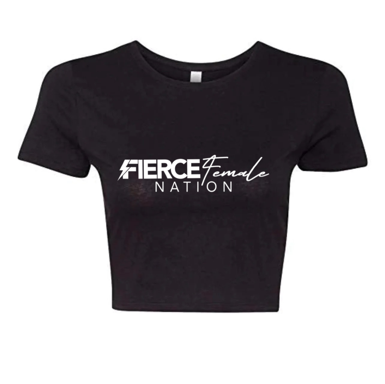 FIERCE FEMALE NATION Crop Tee