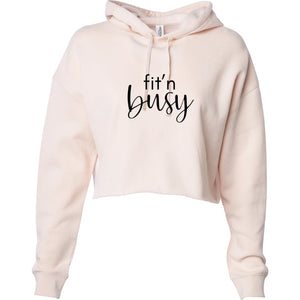 FIT'N BUSY Crop Hoodie