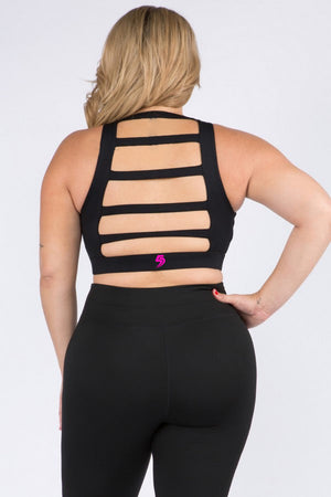 5D Lattice Open Back Bra