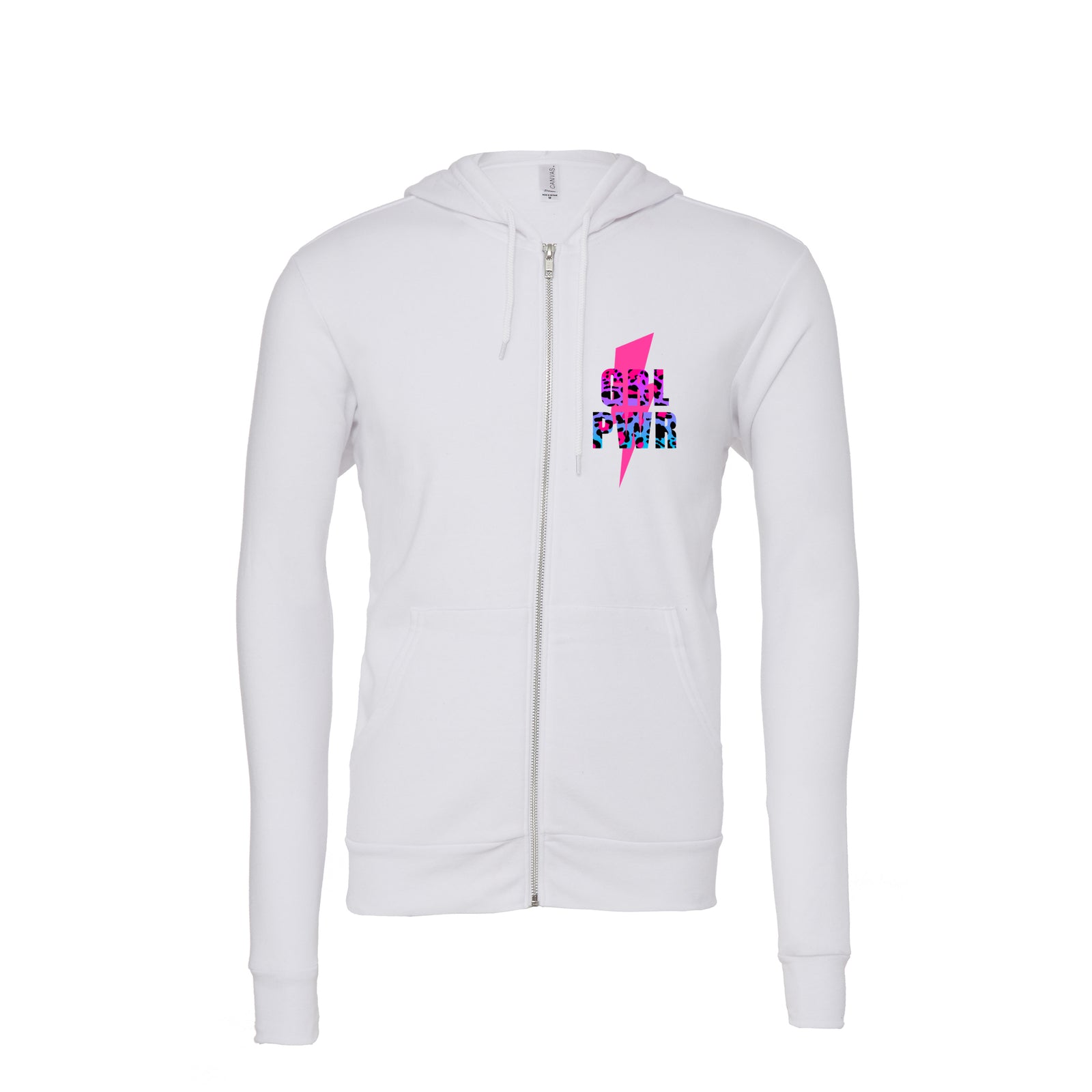 Sweat à capuche zippé GRL PWR 