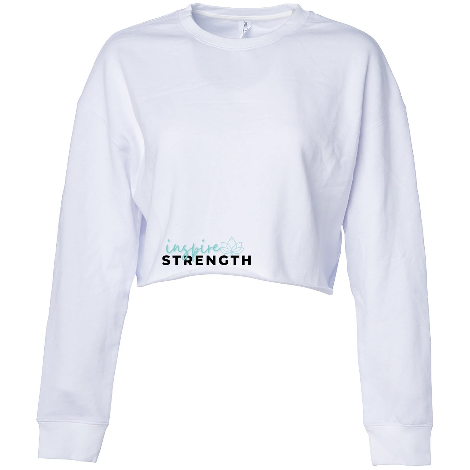 Inspire Strength Ladies Crop Crew 