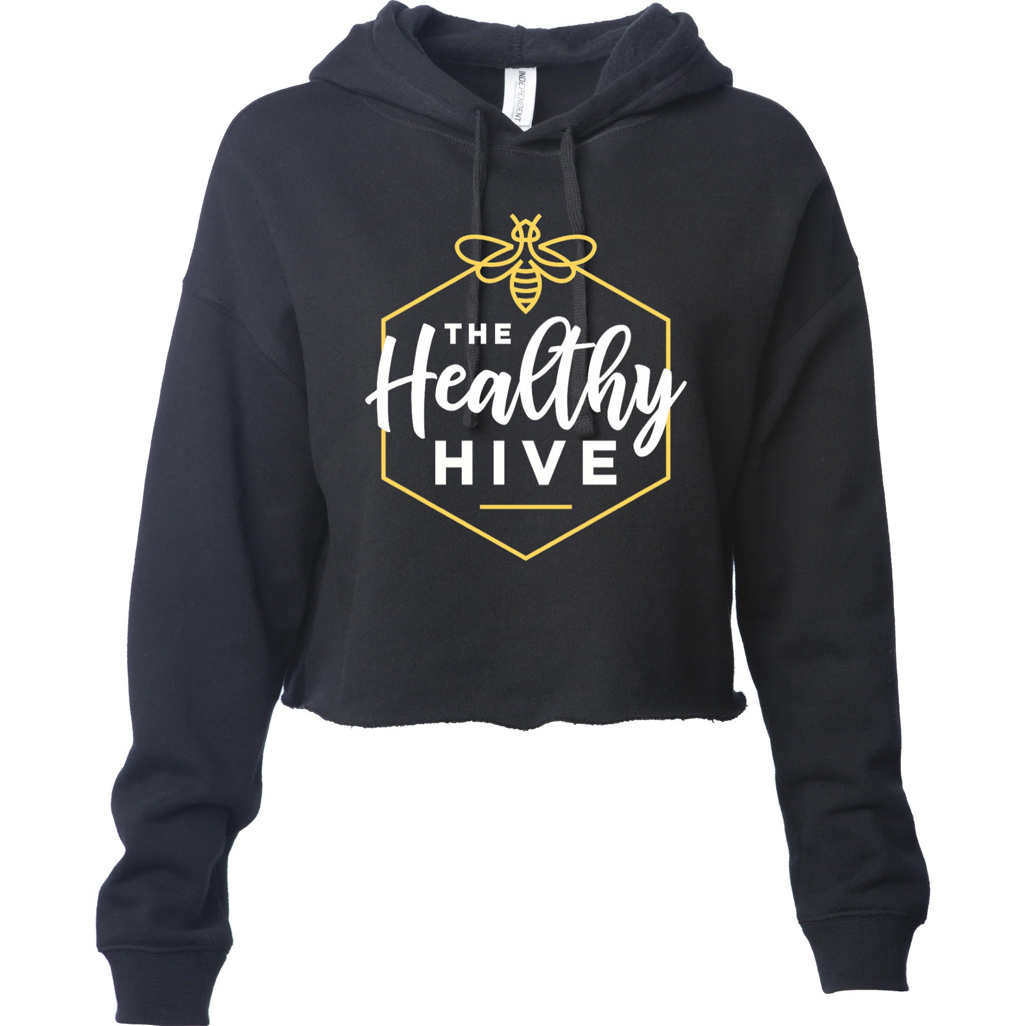 THE HEALTHY HIVE CROP HOODIE