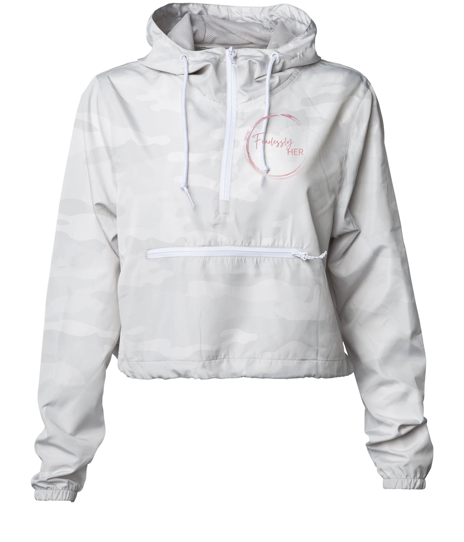Fearlessly HER Crop Windbreaker
