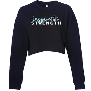 Inspire Strength Ladies Crop Crew