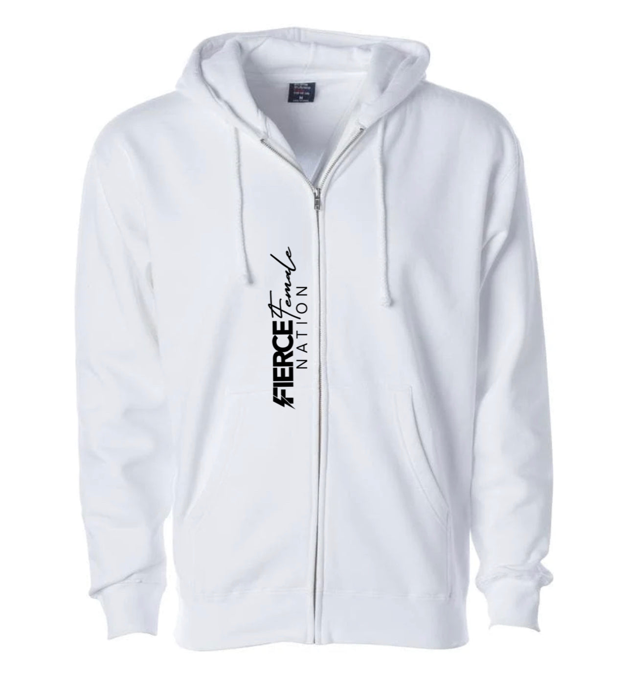 FIERCE FEMALE NATION Unisex Zip Up Hoodie