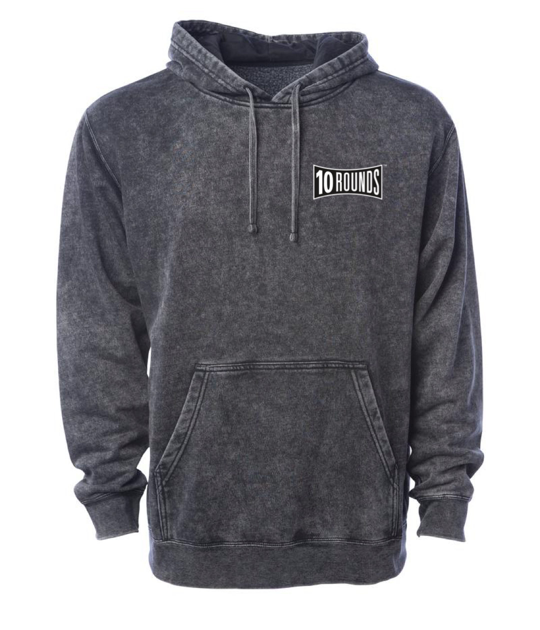Sweat à capuche BODi 10 ROUNDS à délavage minéral