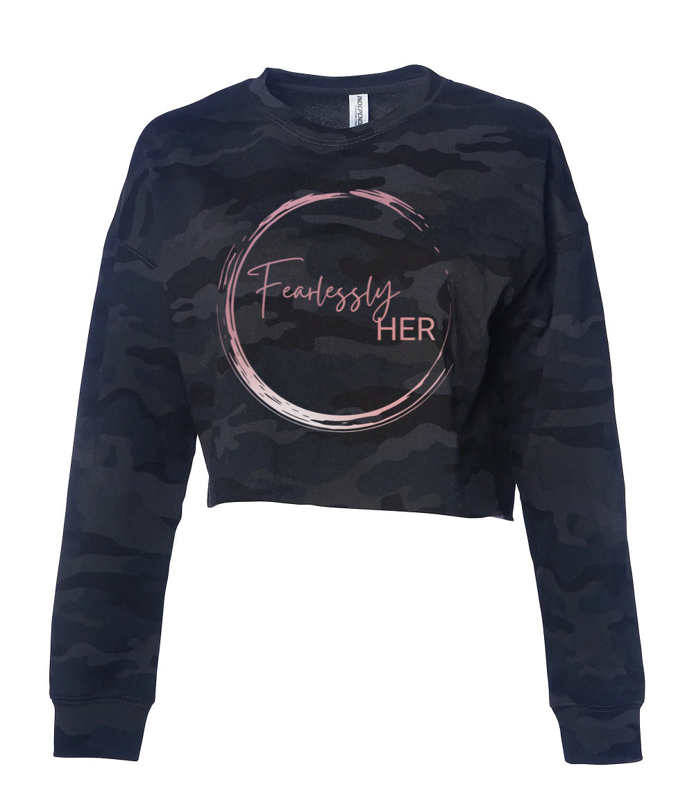 Fearlessly HER Ladies Crop Crew 