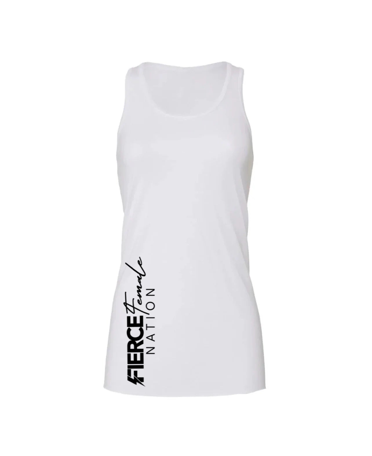 FIERCE FEMALE NATION  Flowy Full Length Tank