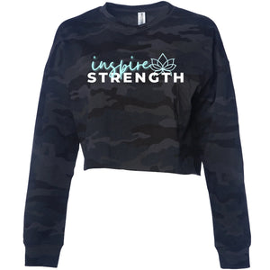 Inspire Strength Ladies Crop Crew